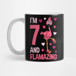 I'm 7 and Flamazing Flamingo Mug